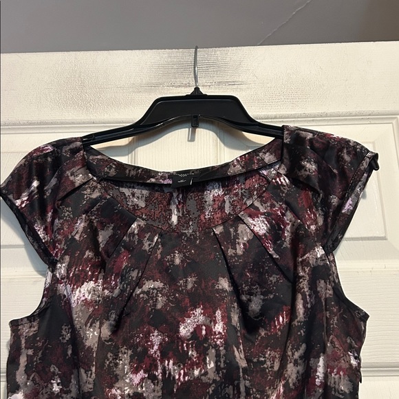 Ann Taylor Top Size Petite 6 Purple - Picture 2 of 8